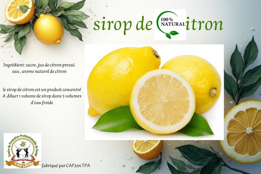Sirop de citron